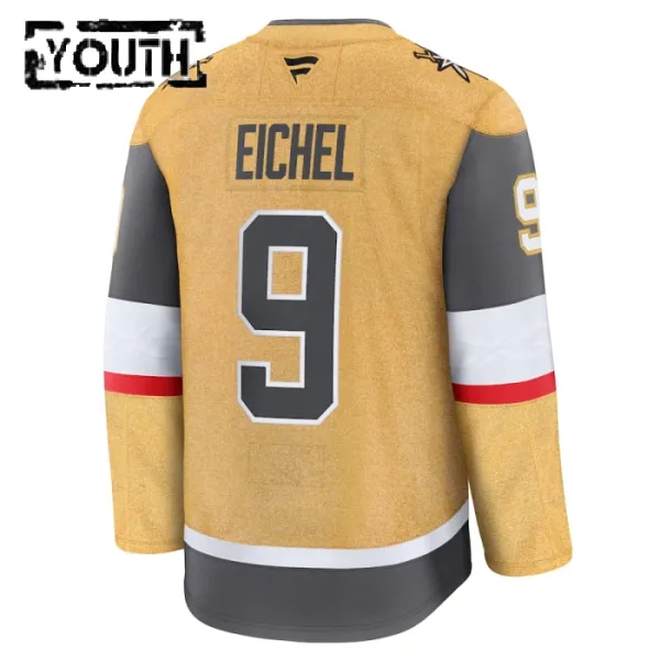 Fanatics Vegas Golden Knights Jack Eichel Lasten Pelipaita 2024-2025 Koti Premium