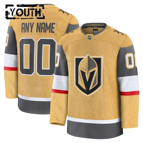 Fanatics Vegas Golden Knights Lasten Pelipaita 2024-2025 Koti Premium ( Omalla Nimellä ) Fanatics Vegas Golden Knights Lasten Pelipaita 2024-2025 Koti Premium ( Omalla Nimellä )
