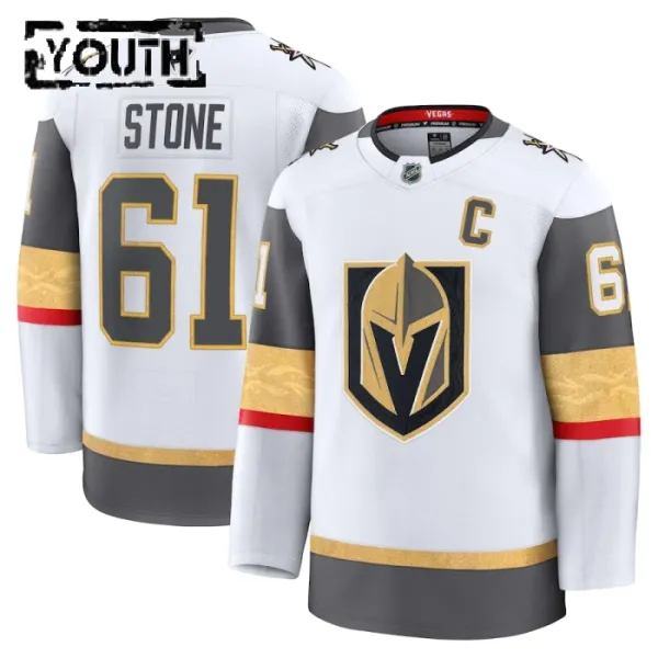 Fanatics Vegas Golden Knights Mark Stone Lasten Pelipaita 2024-2025 Vieras Premium Valkoinen Fanatics Vegas Golden Knights Mark Stone Lasten Pelipaita 2024-2025 Vieras Premium Valkoinen