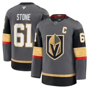 Fanatics Vegas Golden Knights Mark Stone Pelipaita 2024-2025 Kolmos Premium Harmaa