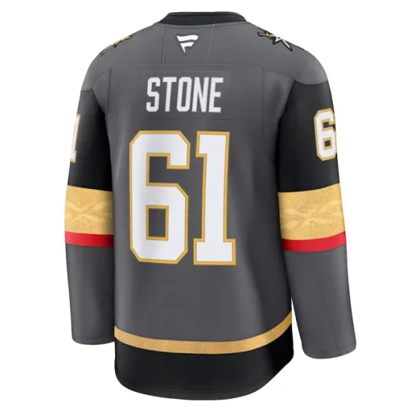 Fanatics Vegas Golden Knights Mark Stone Pelipaita 2024-2025 Kolmos Premium Harmaa
