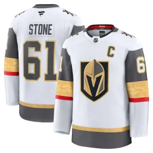 Fanatics Vegas Golden Knights Mark Stone Pelipaita 2024-2025 Vieras Premium Valkoinen