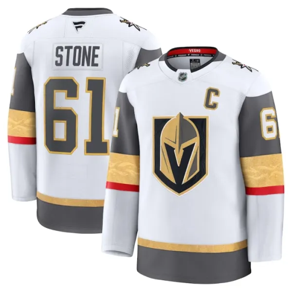 Fanatics Vegas Golden Knights Mark Stone Pelipaita 2024-2025 Vieras Premium Valkoinen Fanatics Vegas Golden Knights Mark Stone Pelipaita 2024-2025 Vieras Premium Valkoinen
