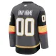 Fanatics Vegas Golden Knights Pelipaita 2024-2025 Kolmos Premium Harmaa ( Omalla Nimellä )