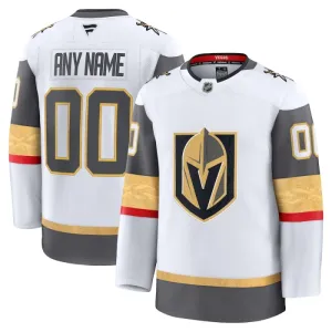 Fanatics Vegas Golden Knights Pelipaita 2024-2025 Vieras Premium Valkoinen ( Omalla Nimellä )