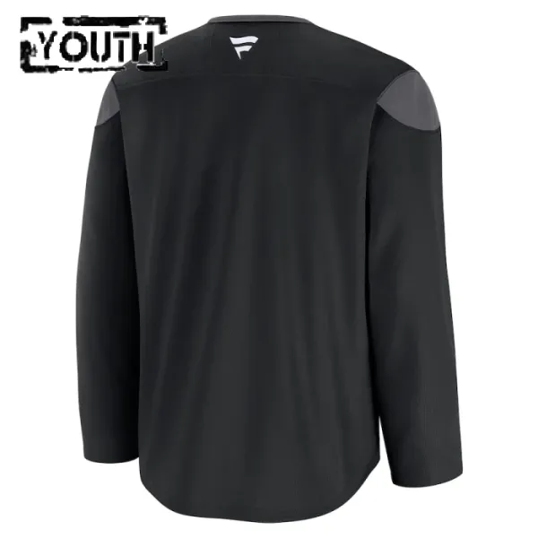 Fanatics Vegas Golden Knights Team Lasten Pelipaita 2024-2025 Practice Musta ( Omalla Nimellä )
