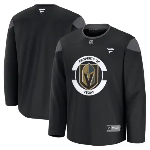 Fanatics Vegas Golden Knights Team Pelipaita 2024-2025 Practice Musta ( Omalla Nimellä )