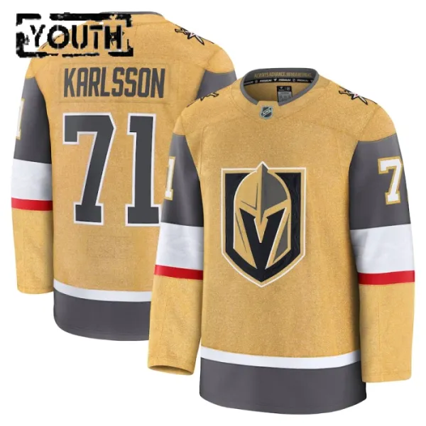 Fanatics Vegas Golden Knights William Karlsson Lasten Pelipaita 2024-2025 Koti Premium Fanatics Vegas Golden Knights William Karlsson Lasten Pelipaita 2024-2025 Koti Premium