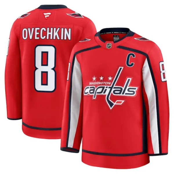Fanatics Washington Capitals Alexander Ovechkin Pelipaita 2024-2025 Koti Premium Punainen Fanatics Washington Capitals Alexander Ovechkin Pelipaita 2024-2025 Koti Premium Punainen