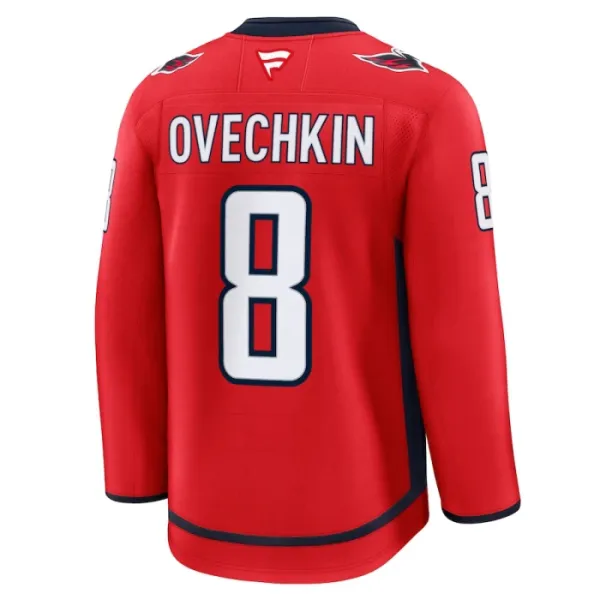 Fanatics Washington Capitals Alexander Ovechkin Pelipaita 2024-2025 Koti Premium Punainen