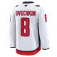 Fanatics Washington Capitals Alexander Ovechkin Pelipaita 2024-2025 Vieras Premium Valkoinen