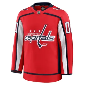 Fanatics Washington Capitals Pelipaita 2024-2025 Koti Premium Punainen ( Omalla Nimellä )