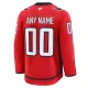 Fanatics Washington Capitals Pelipaita 2024-2025 Koti Premium Punainen ( Omalla Nimellä )