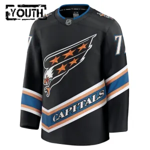 Fanatics Washington Capitals TJ Oshie Lasten Pelipaita 2024-2025 Kolmos Premium Musta
