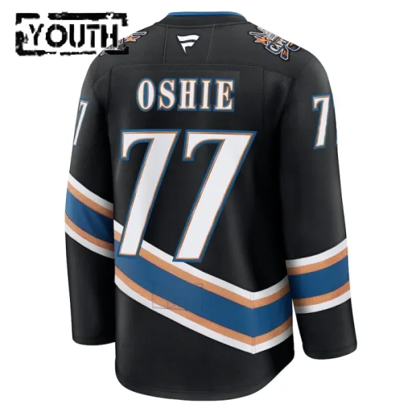 Fanatics Washington Capitals TJ Oshie Lasten Pelipaita 2024-2025 Kolmos Premium Musta