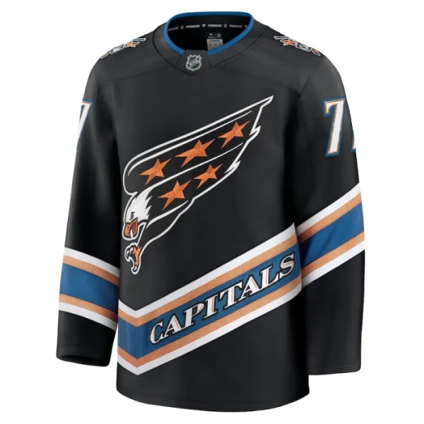 Fanatics Washington Capitals TJ Oshie Pelipaita 2024-2025 Kolmos Premium Musta