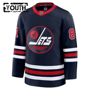 Fanatics Winnipeg Jets Kyle Connor Lasten Pelipaita 2024-2025 Kolmos Premium Musta