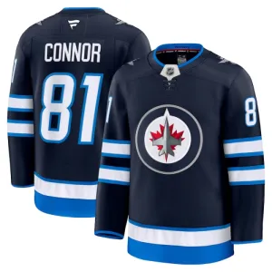 Fanatics Winnipeg Jets Kyle Connor Pelipaita 2024-2025 Koti Premium Navy