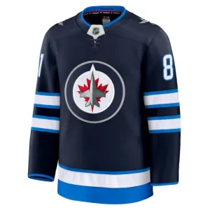 Fanatics Winnipeg Jets Kyle Connor Pelipaita 2024-2025 Koti Premium Navy