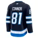 Fanatics Winnipeg Jets Kyle Connor Pelipaita 2024-2025 Koti Premium Navy