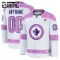 Fanatics Winnipeg Jets Lasten Pelipaita 2024-2025 Hockey Fights Cancer Practice Valkoinen ( Omalla Nimellä )