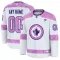 Fanatics Winnipeg Jets Pelipaita 2024-2025 Hockey Fights Cancer Practice Valkoinen ( Omalla Nimellä )