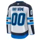 Fanatics Winnipeg Jets Pelipaita 2024-2025 Vieras Premium Valkoinen ( Omalla Nimellä )