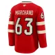 Fanatics Kanada 4 Nations Face Off Brad Marchand Pelipaita 2025 Premium Punainen