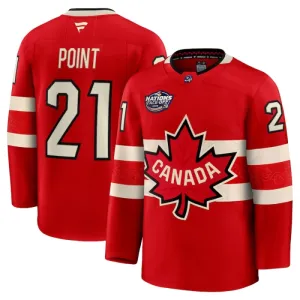 Fanatics Kanada 4 Nations Face Off Brayden Point Pelipaita 2025 Premium Punainen