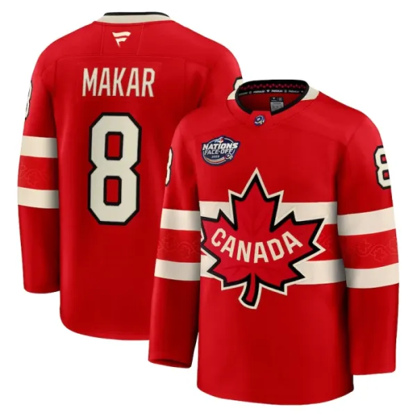 Fanatics Kanada 4 Nations Face Off Cale Makar Pelipaita 2025 Premium Punainen Fanatics Kanada 4 Nations Face Off Cale Makar Pelipaita 2025 Premium Punainen