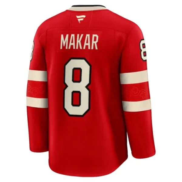 Fanatics Kanada 4 Nations Face Off Cale Makar Pelipaita 2025 Premium Punainen