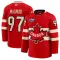 Fanatics Kanada 4 Nations Face Off Connor McDavid Pelipaita 2025 Premium Punainen