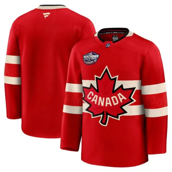 Fanatics Kanada 4 Nations Face Off Pelipaita 2025 Premium Punainen ( Omalla Nimellä ) Fanatics Kanada 4 Nations Face Off Pelipaita 2025 Premium Punainen ( Omalla Nimellä )