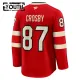 Fanatics Kanada 4 Nations Face Off Sidney Crosby Lasten Pelipaita 2025 Premium Punainen
