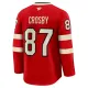 Fanatics Kanada 4 Nations Face Off Sidney Crosby Pelipaita 2025 Premium Punainen