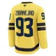 Fanatics Ruotsi 4 Nations Face Off Mika Zibanejad Pelipaita 2025 Premium Keltainen