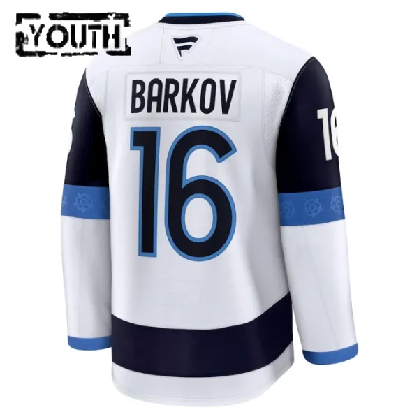 Fanatics Suomi 4 Nations Face Off Aleksander Barkov Lasten Pelipaita 2025 Premium Valkoinen