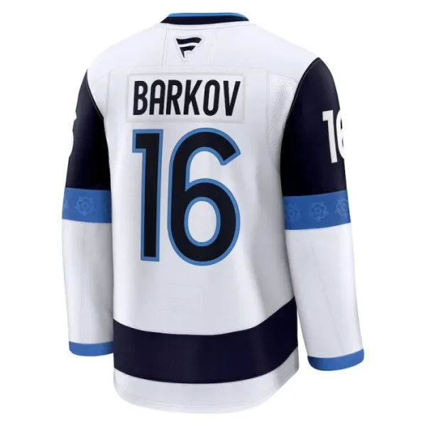 Fanatics Suomi 4 Nations Face Off Aleksander Barkov Pelipaita 2025 Premium Valkoinen