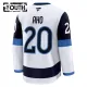 Fanatics Suomi 4 Nations Face Off Sebastian Aho Lasten Pelipaita 2025 Premium Valkoinen