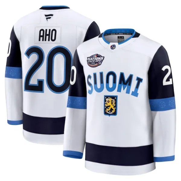 Fanatics Suomi 4 Nations Face Off Sebastian Aho Pelipaita 2025 Premium Valkoinen Fanatics Suomi 4 Nations Face Off Sebastian Aho Pelipaita 2025 Premium Valkoinen