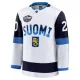 Fanatics Suomi 4 Nations Face Off Sebastian Aho Pelipaita 2025 Premium Valkoinen