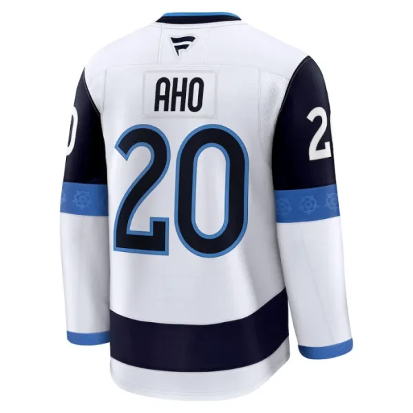 Fanatics Suomi 4 Nations Face Off Sebastian Aho Pelipaita 2025 Premium Valkoinen