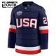 Fanatics USA 4 Nations Face Off Adam Fox Lasten Pelipaita 2025 Premium Navy