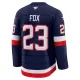 Fanatics USA 4 Nations Face Off Adam Fox Pelipaita 2025 Premium Navy