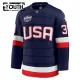 Fanatics USA 4 Nations Face Off Auston Matthews Lasten Pelipaita 2025 Premium Navy