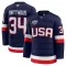 Fanatics USA 4 Nations Face Off Auston Matthews Pelipaita 2025 Premium Navy