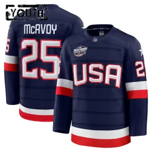 Fanatics USA 4 Nations Face Off Charlie Mcavoy Lasten Pelipaita 2025 Premium Navy