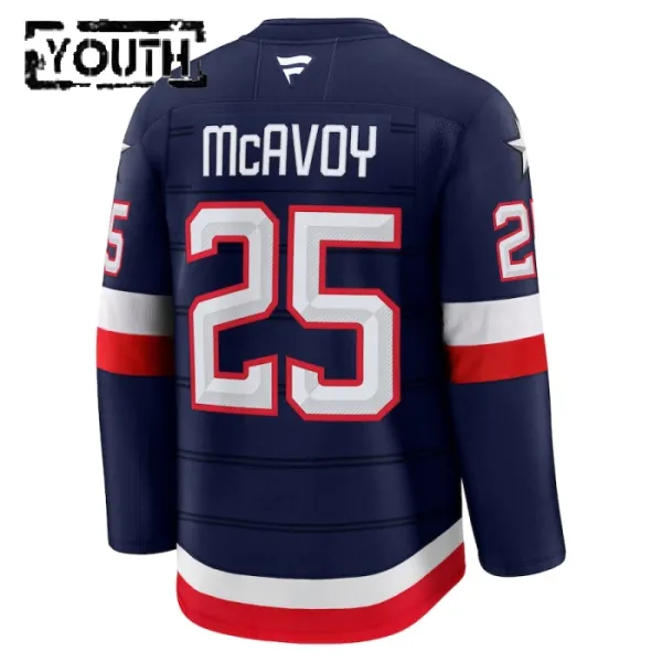 Fanatics USA 4 Nations Face Off Charlie Mcavoy Lasten Pelipaita 2025 Premium Navy