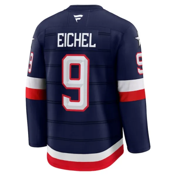 Fanatics USA 4 Nations Face Off Jack Eichel Pelipaita 2025 Premium Navy