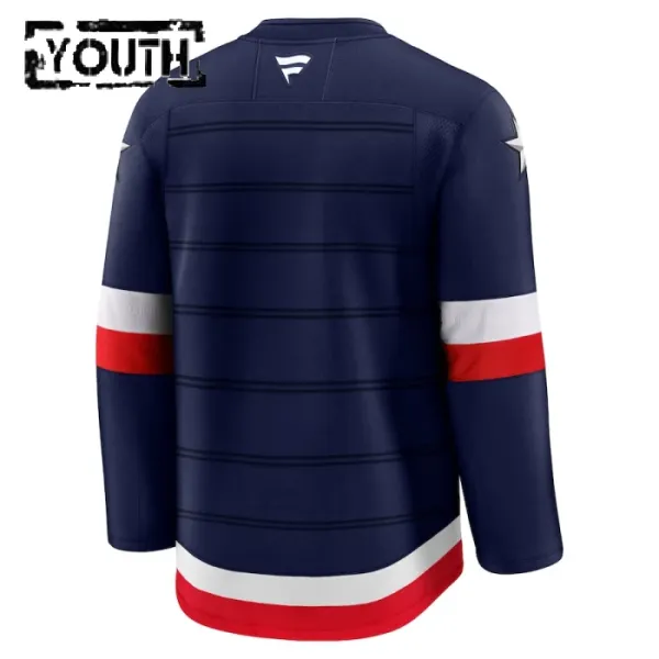 Fanatics USA 4 Nations Face Off Lasten Pelipaita 2025 Premium Navy ( Omalla Nimellä )